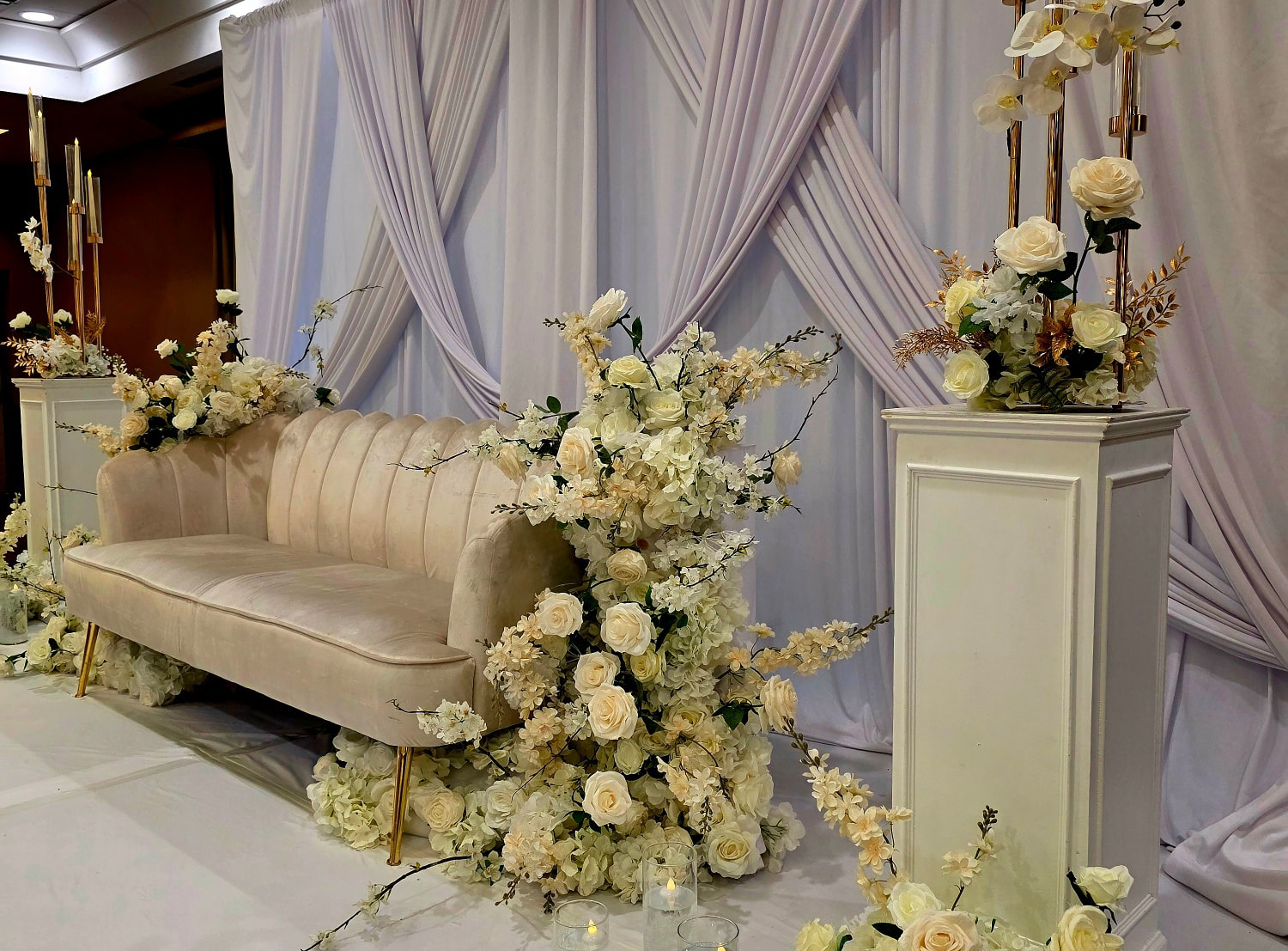 bride groom seating muslim wedding ny